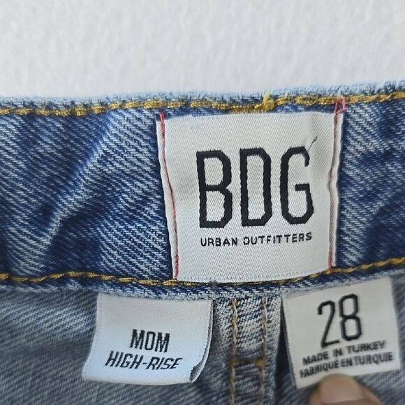 BDG -66 Mom High-Rise Jeans Medium Wash Women's Size 28 - Picture 4 of 11